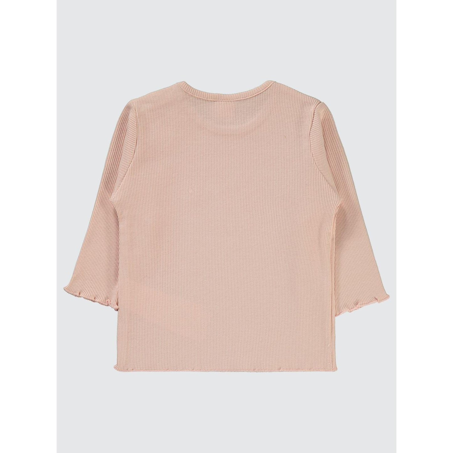Civil Baby Kol Ucu Detaylı 6-18 Ay Sweatshirt - Pudra