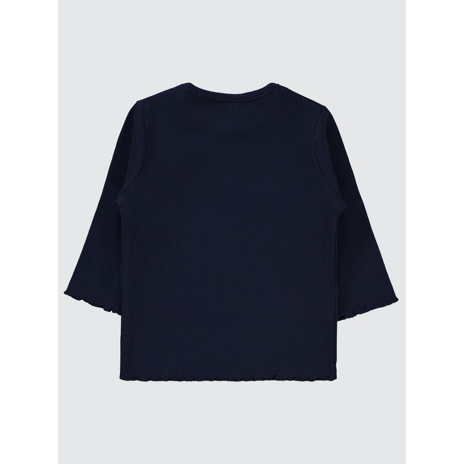 Civil Baby Kol Ucu Detaylı 6-18 Ay Sweatshirt - Lacivert