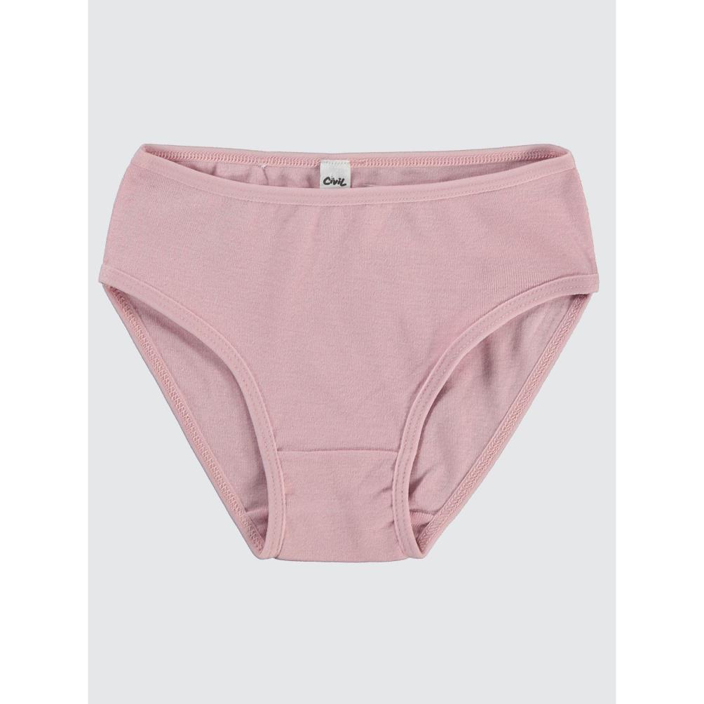 Civil Girls Ribana Çizgili 2-10 Yaş 3'lü Külot Set