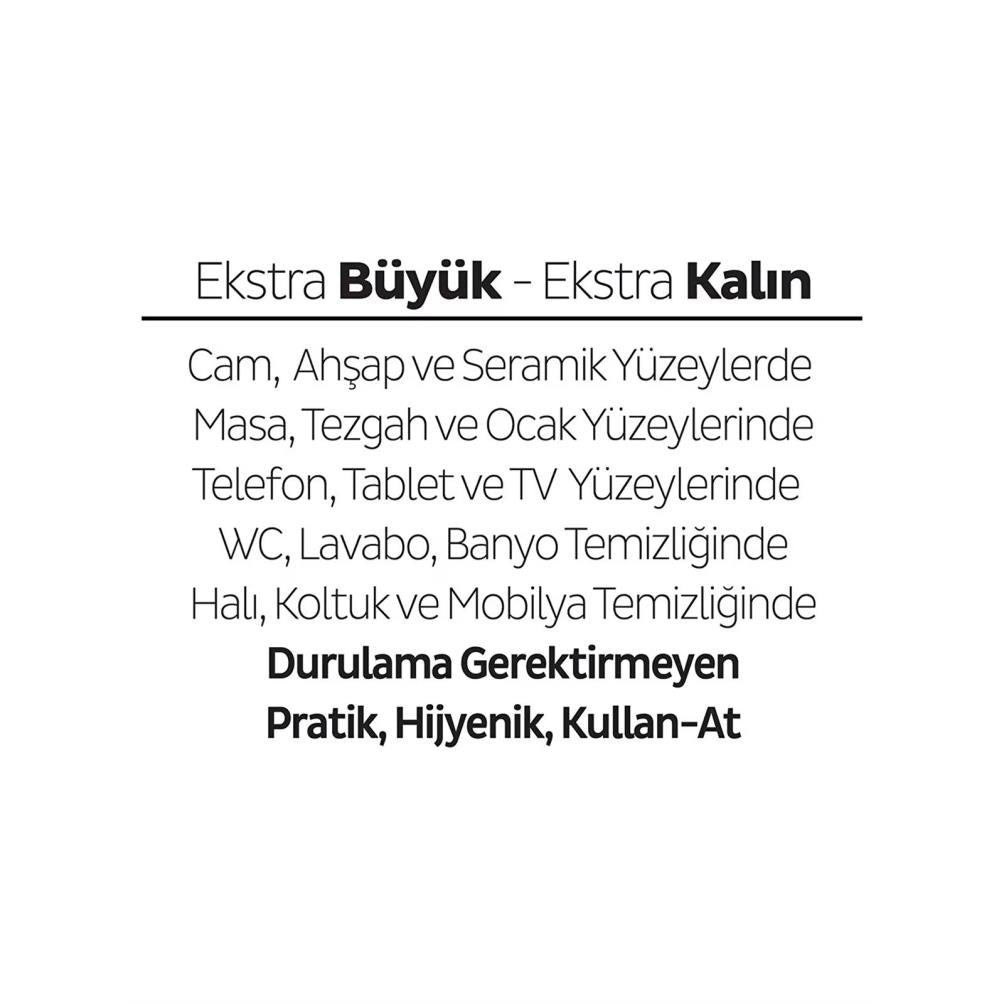 Sleepy Yüzey Temizleme Havlusu Lilyum Buketi 100 Yaprak