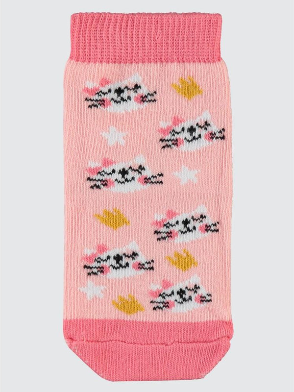 Civil Baby Kız Bebek 3'lü Çorap Set 6-18 Ay