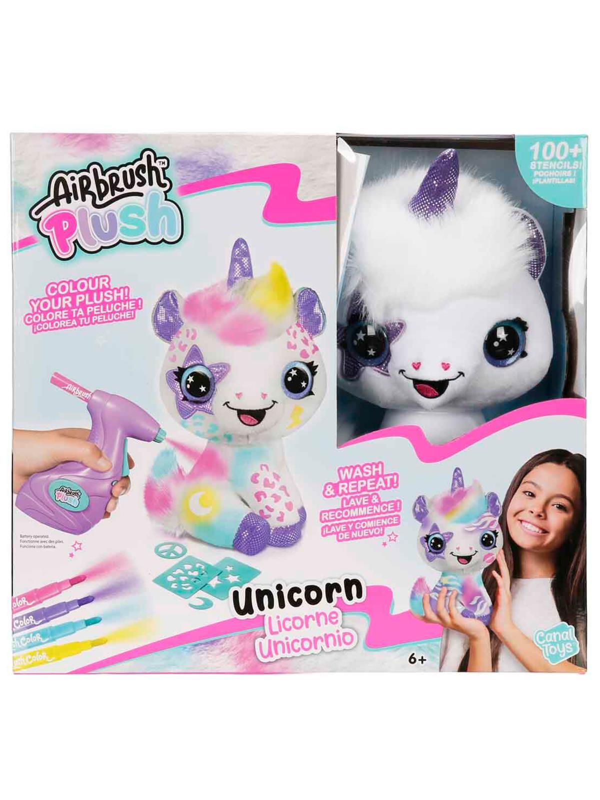 Canal Toys Airbrush Plush Unicorn Boyama Seti