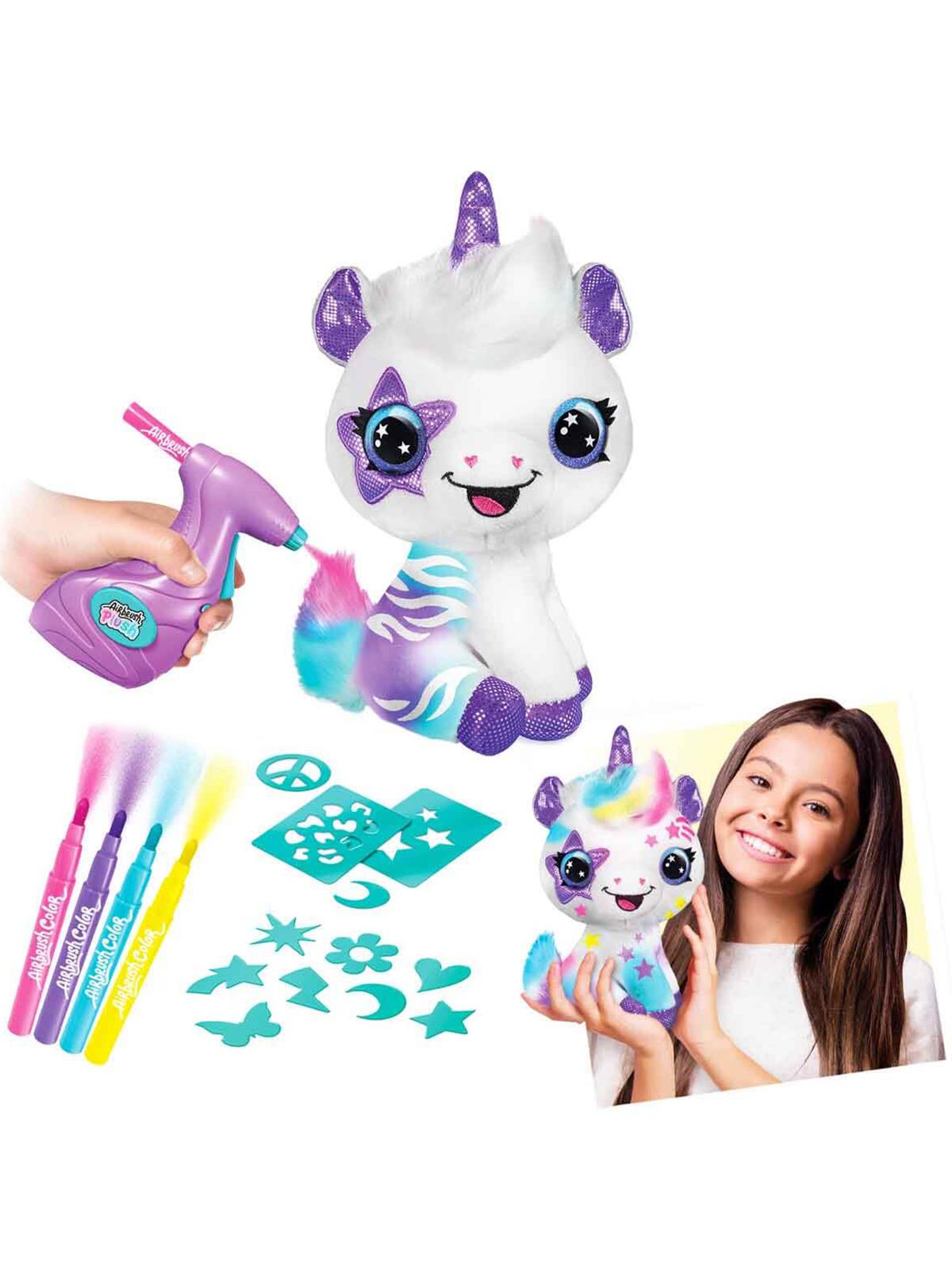 Canal Toys Airbrush Plush Unicorn Boyama Seti