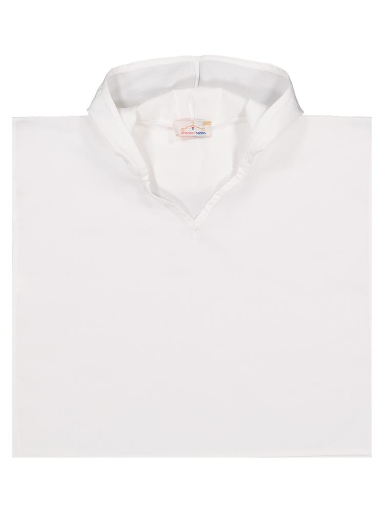 Shecco Babba  Çocuk Yazlık Panço 1-4 Yaş - Beyaz