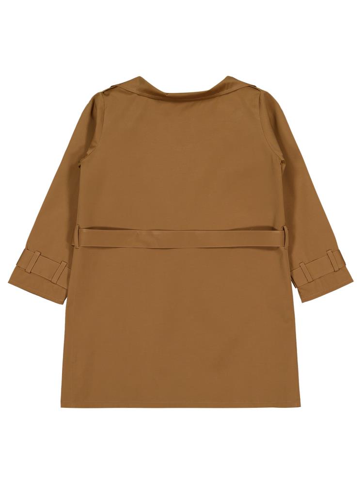 Shecco Babba Erkek Çocuk Trençkot Kemerli 1-8 Yaş - Kahverengi