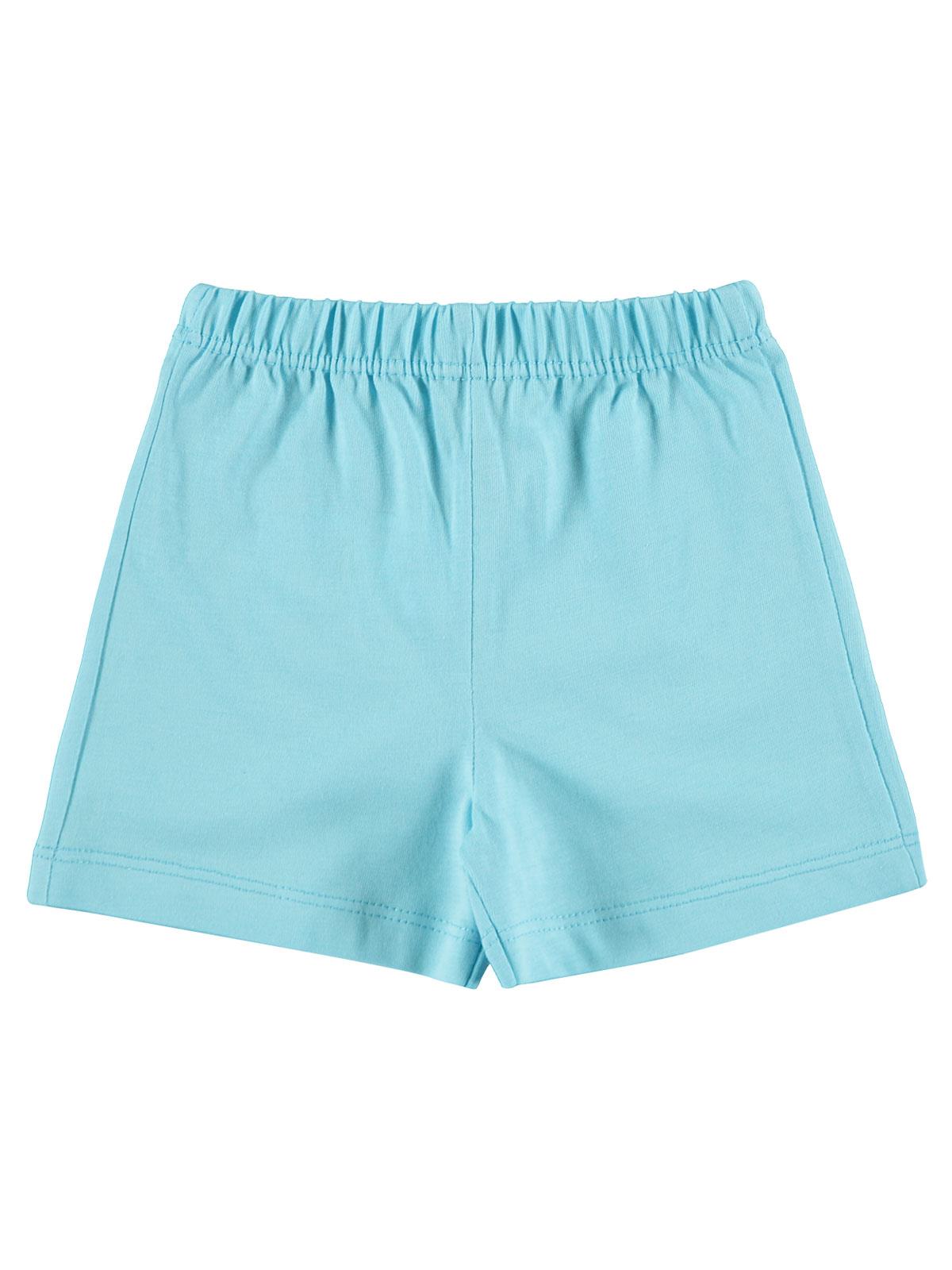 Civil Baby Yandan Dikişli 3-24 Ay Unisex Şort  - Mavi