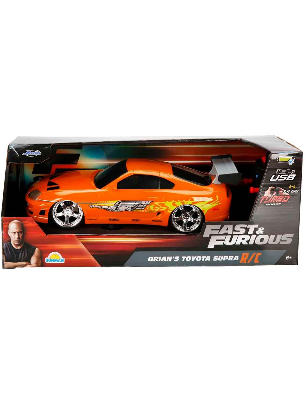 Jada Toys 1:16 Fast & Furious Brian’s Toyota Supra USB Şarjlı Uzaktan Kumandalı Araba