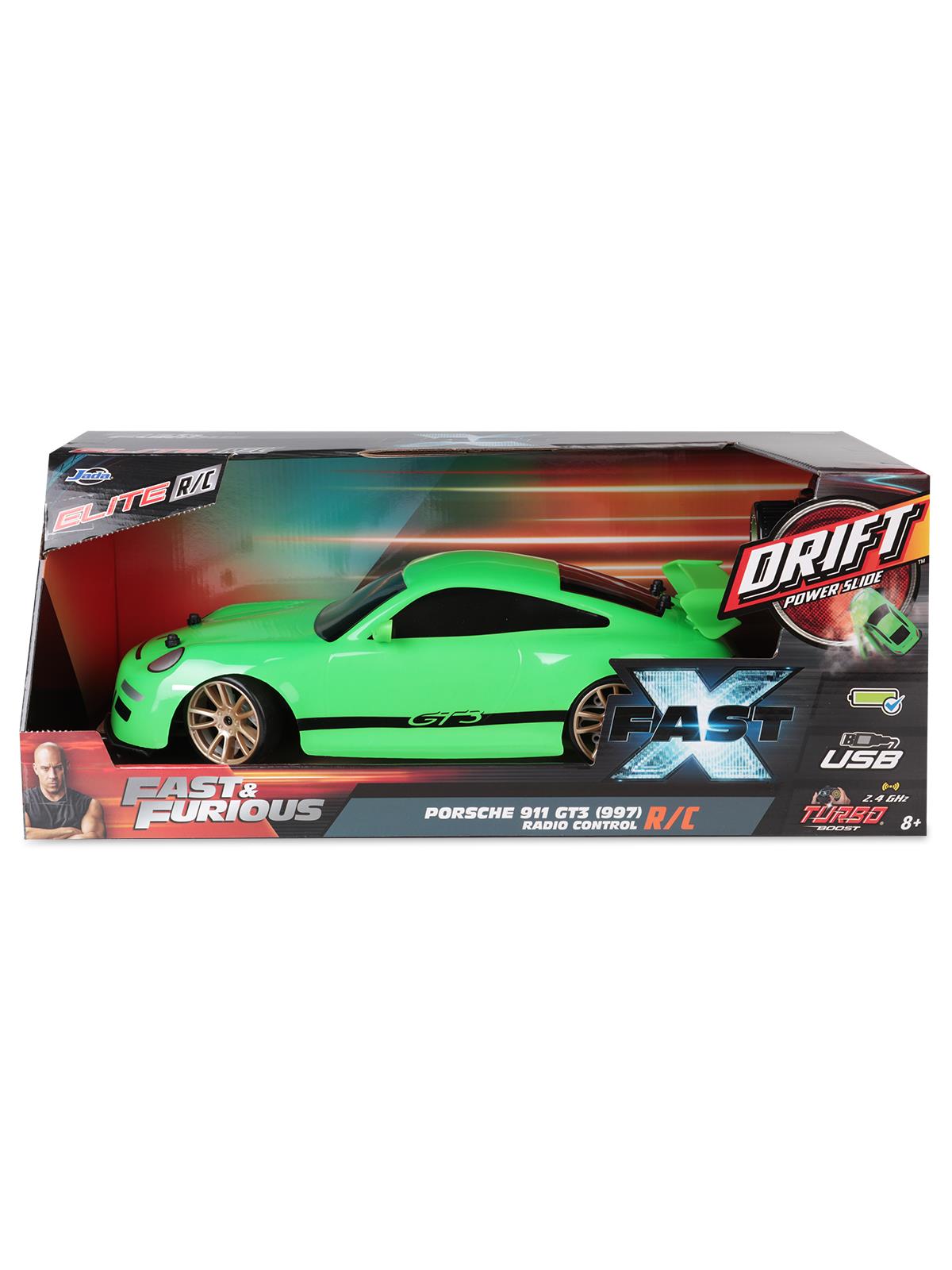 Jada Toys 1:10 Fast & Furious Porsche Drift 911 Uzaktan Kumandalı Araba