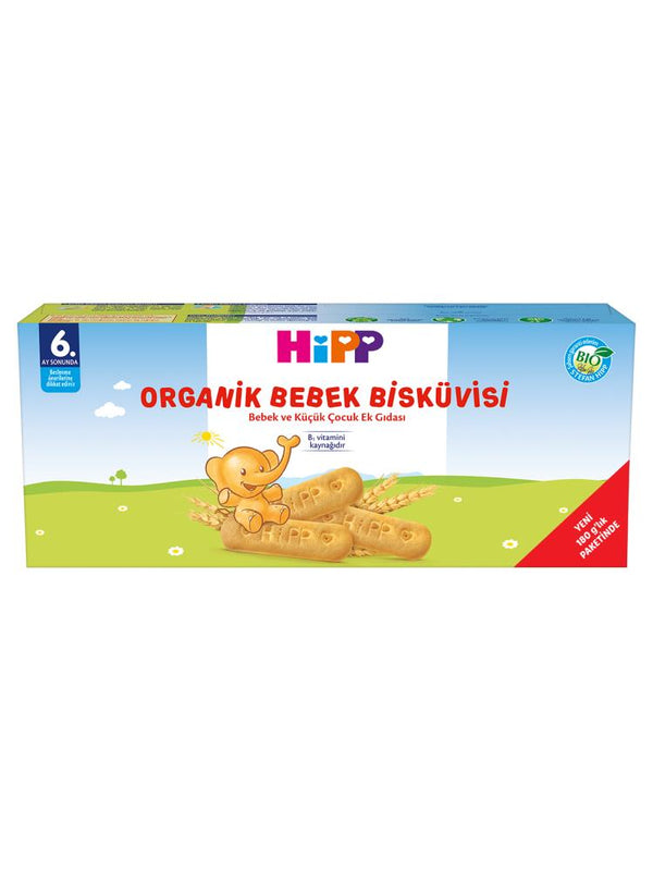 Hipp Organik Bebek Bisküvisi 180 gr +6 Ay