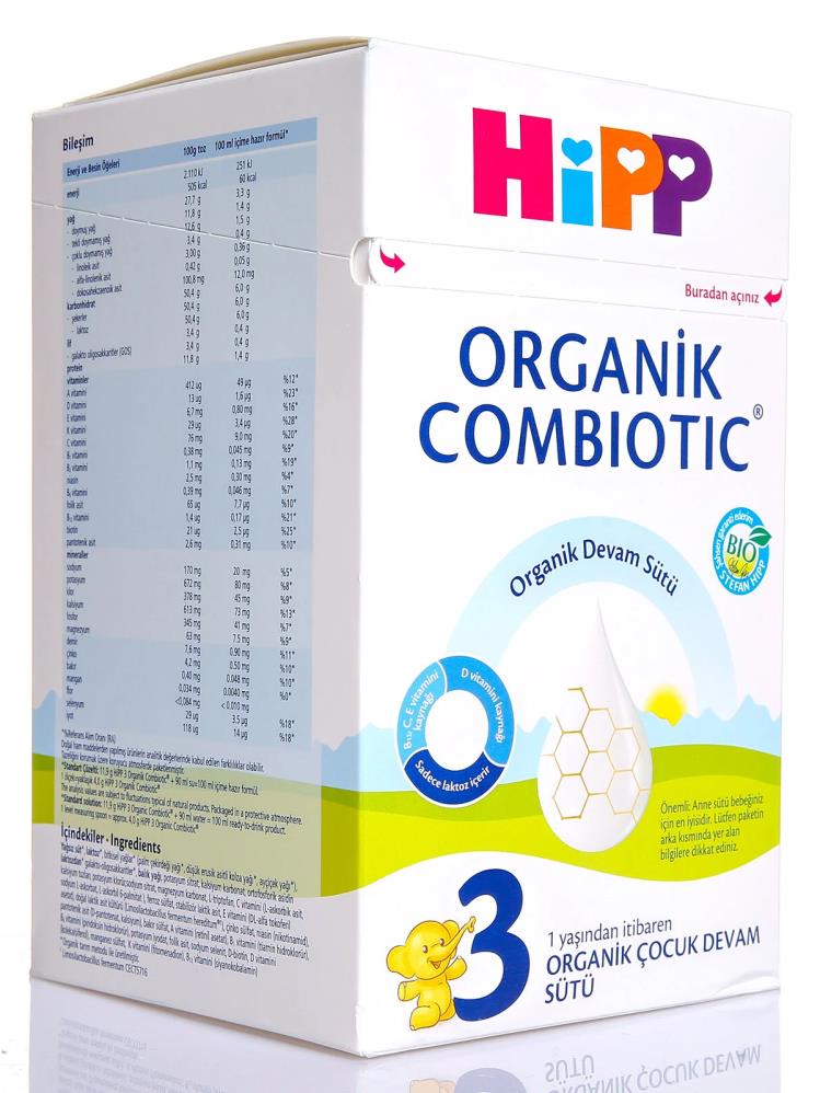 Hipp 3 Organik Combiotic Bebek Sütü 800 gr