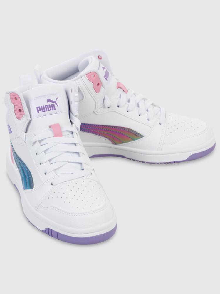 Puma Rebound V6 Mid Bouncy Sky Jr - Beyaz