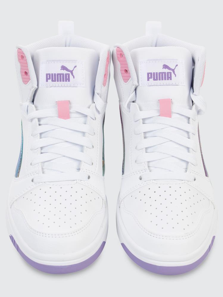 Puma Rebound V6 Mid Bouncy Sky Jr - Beyaz