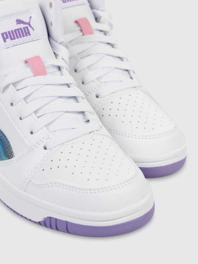 Puma Rebound V6 Mid Bouncy Sky Jr - Beyaz