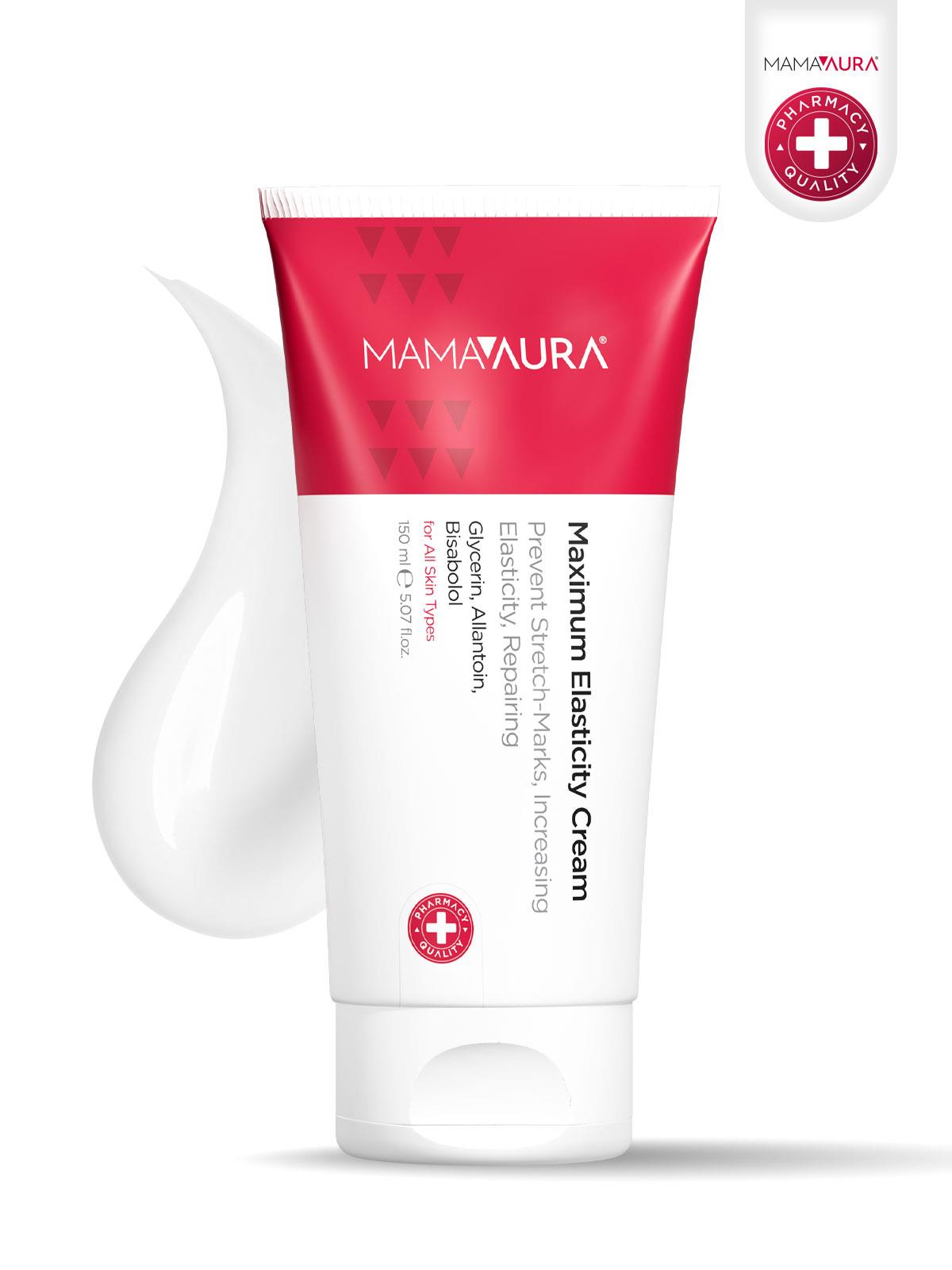 Mamaaura Hamileler Için Çatlak Önleyici - Maximum Elasticity Cream 150 ml