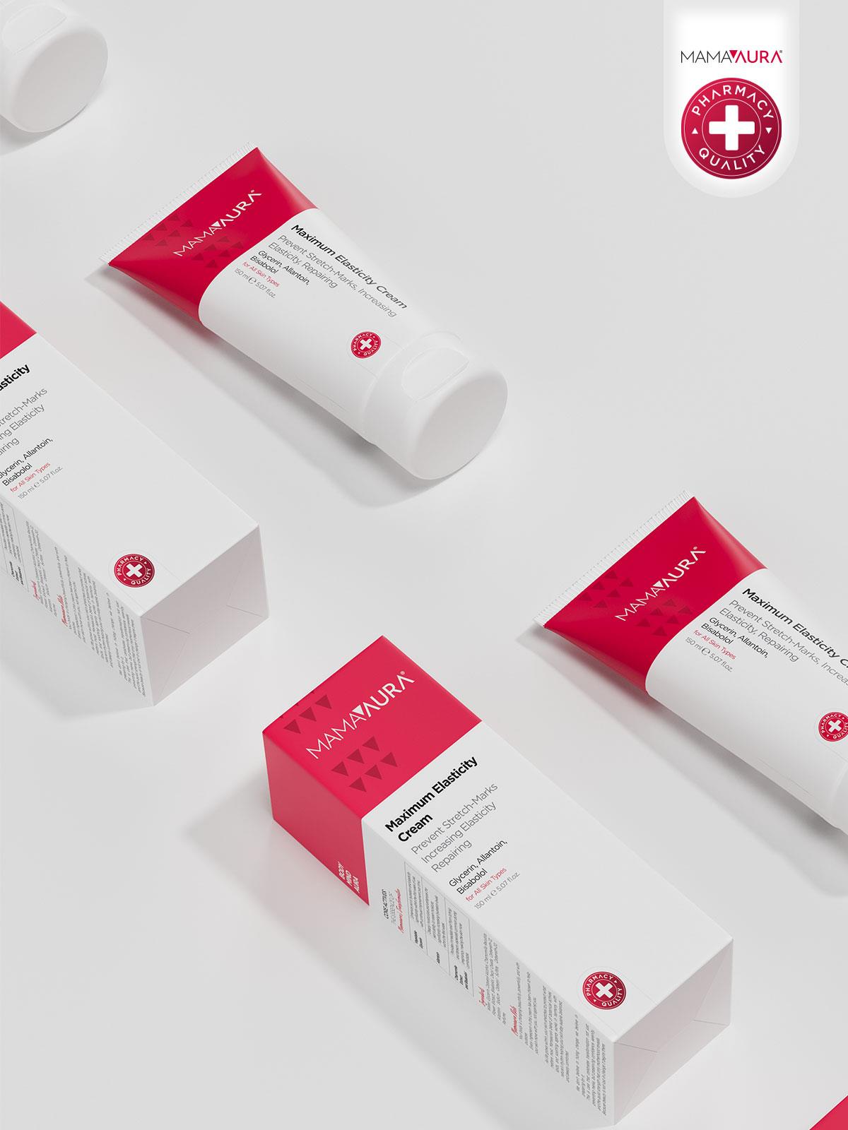 Mamaaura Hamileler Için Çatlak Önleyici - Maximum Elasticity Cream 150 ml