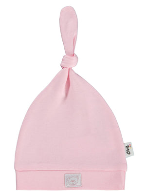 Civil Baby Ayıcık Kafası Tepeden Bağlamalı Unisex Bere - Pembe