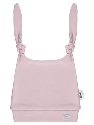 Civil Baby Ayıcık Kafası Çift Bağlamalı Unisex Bere - Pembe