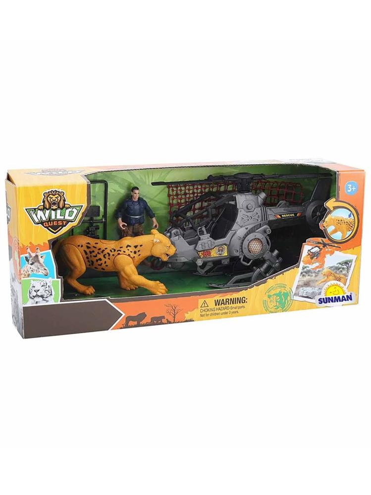 Sunman Wild Quest Leopar Kurtarma Oyun Seti