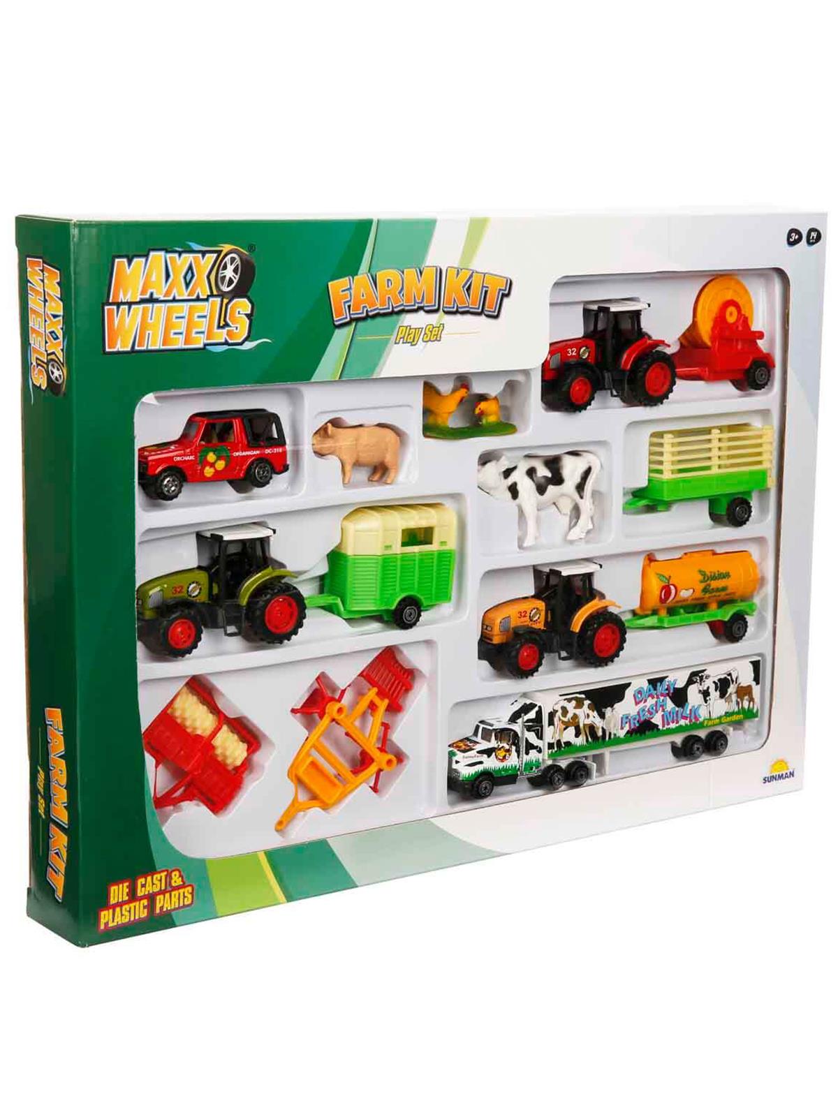 Maxx Wheels Çiftlik Traktör Seti