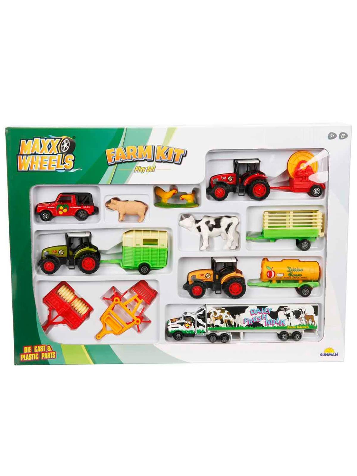 Maxx Wheels Çiftlik Traktör Seti