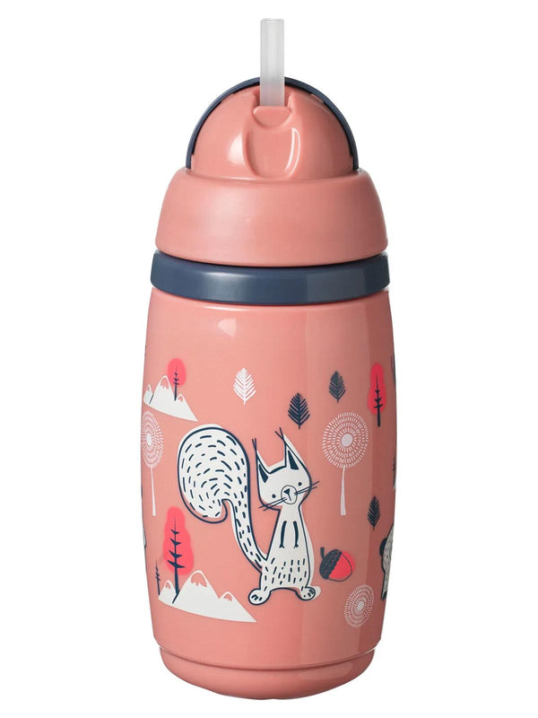 Tommee Tippee Isı Yalıtımlı Pipetli Bardak 266 ml -  - Pembe