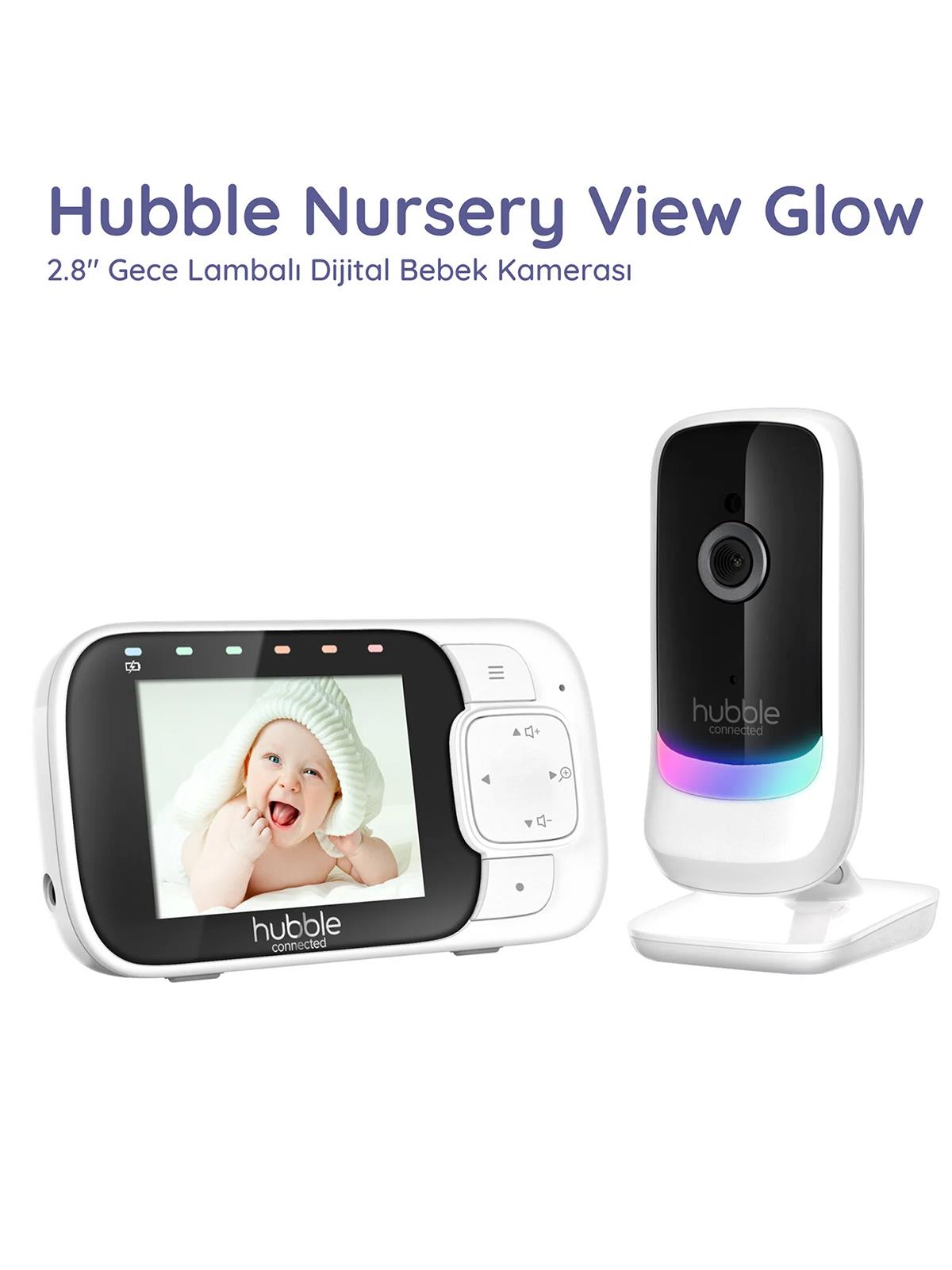 Hubble Nursery View Glow 2,8’’ Dijital Ekranlı Bebek Kamerası