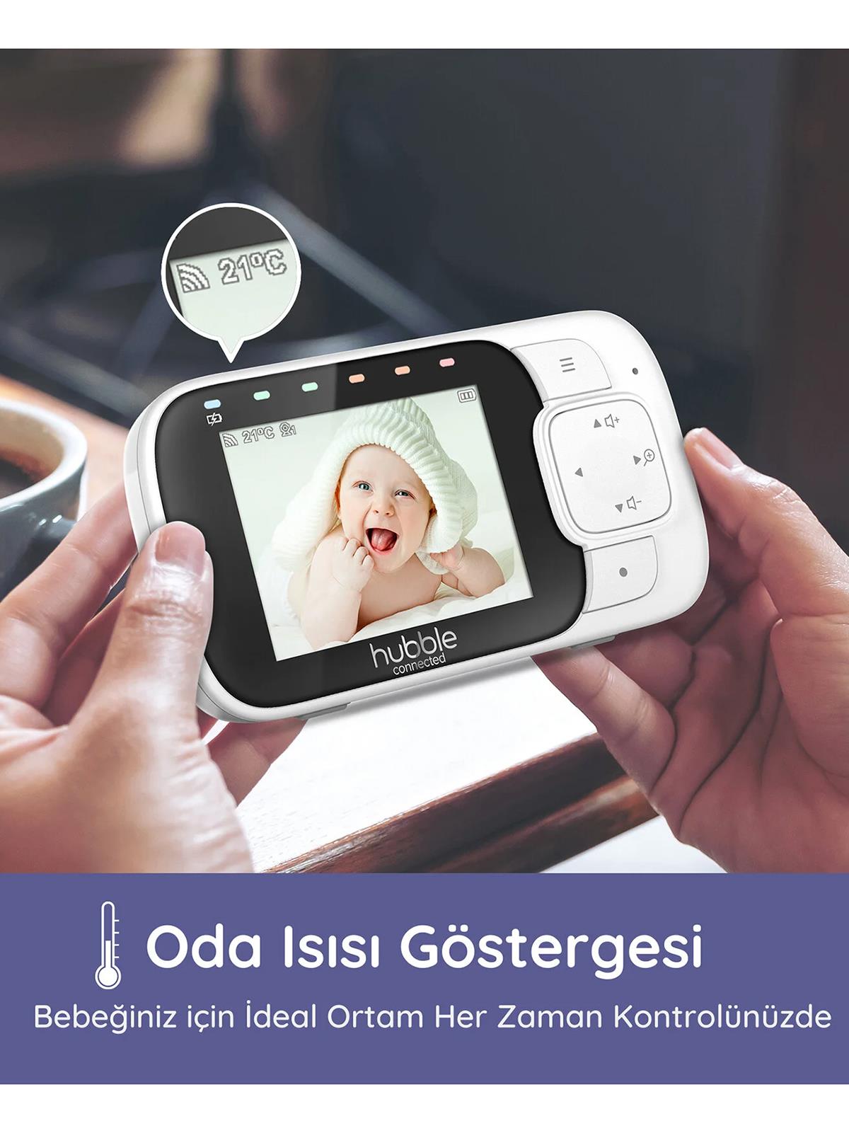 Hubble Nursery View Glow 2,8’’ Dijital Ekranlı Bebek Kamerası