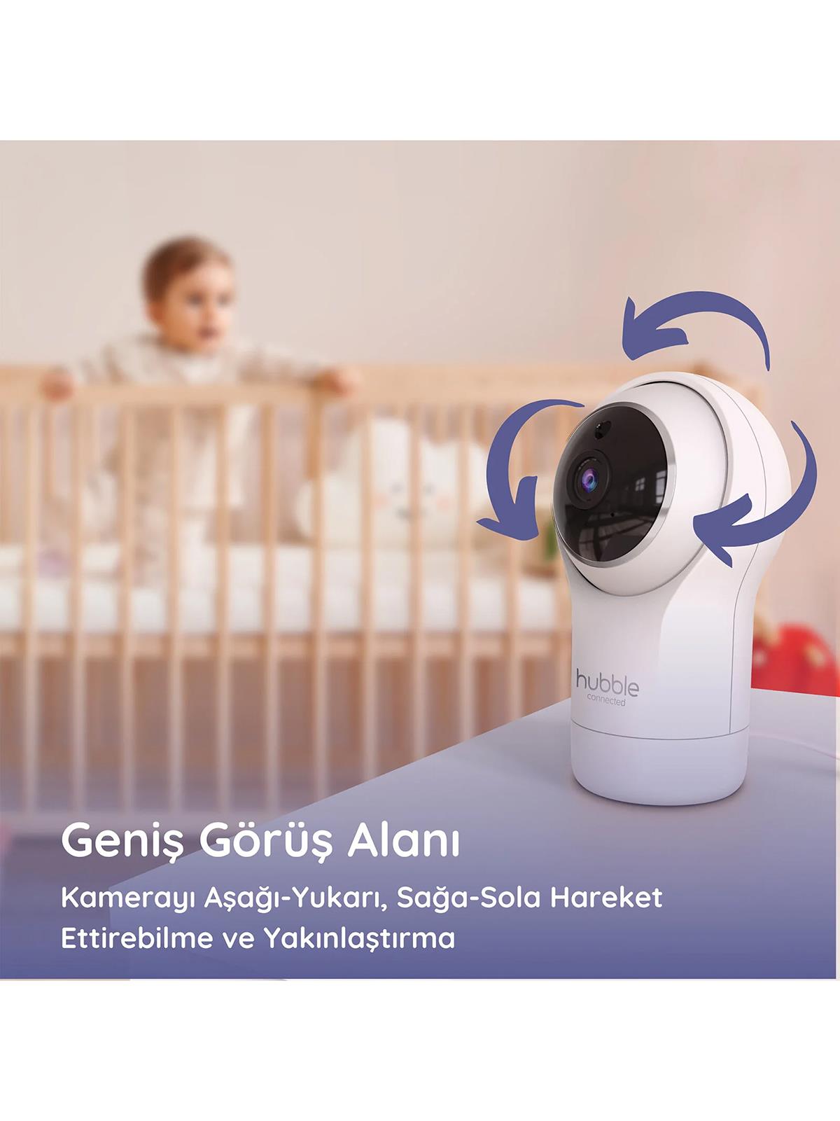 Hubble Nursery View Pro 5’’ Dijital Ekranlı Bebek Kamerası
