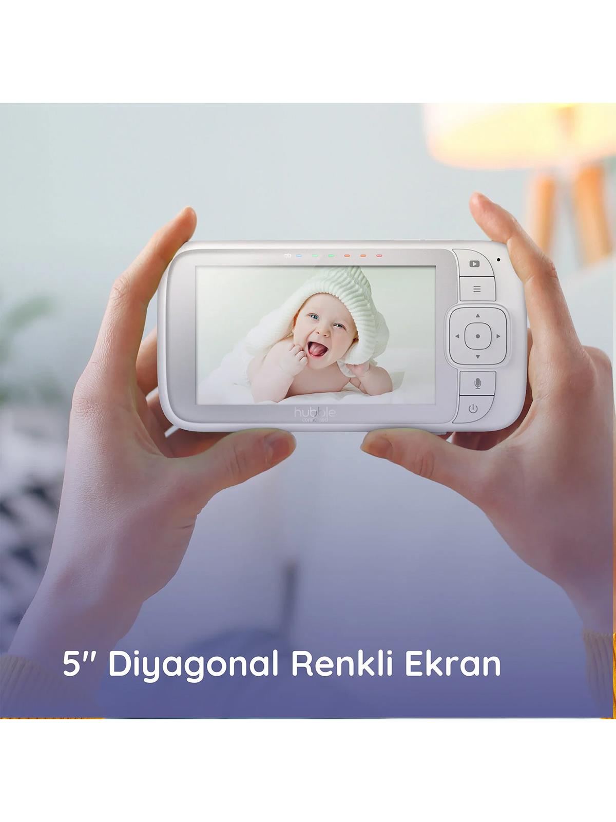 Hubble Nursery View Pro 5’’ Dijital Ekranlı Bebek Kamerası