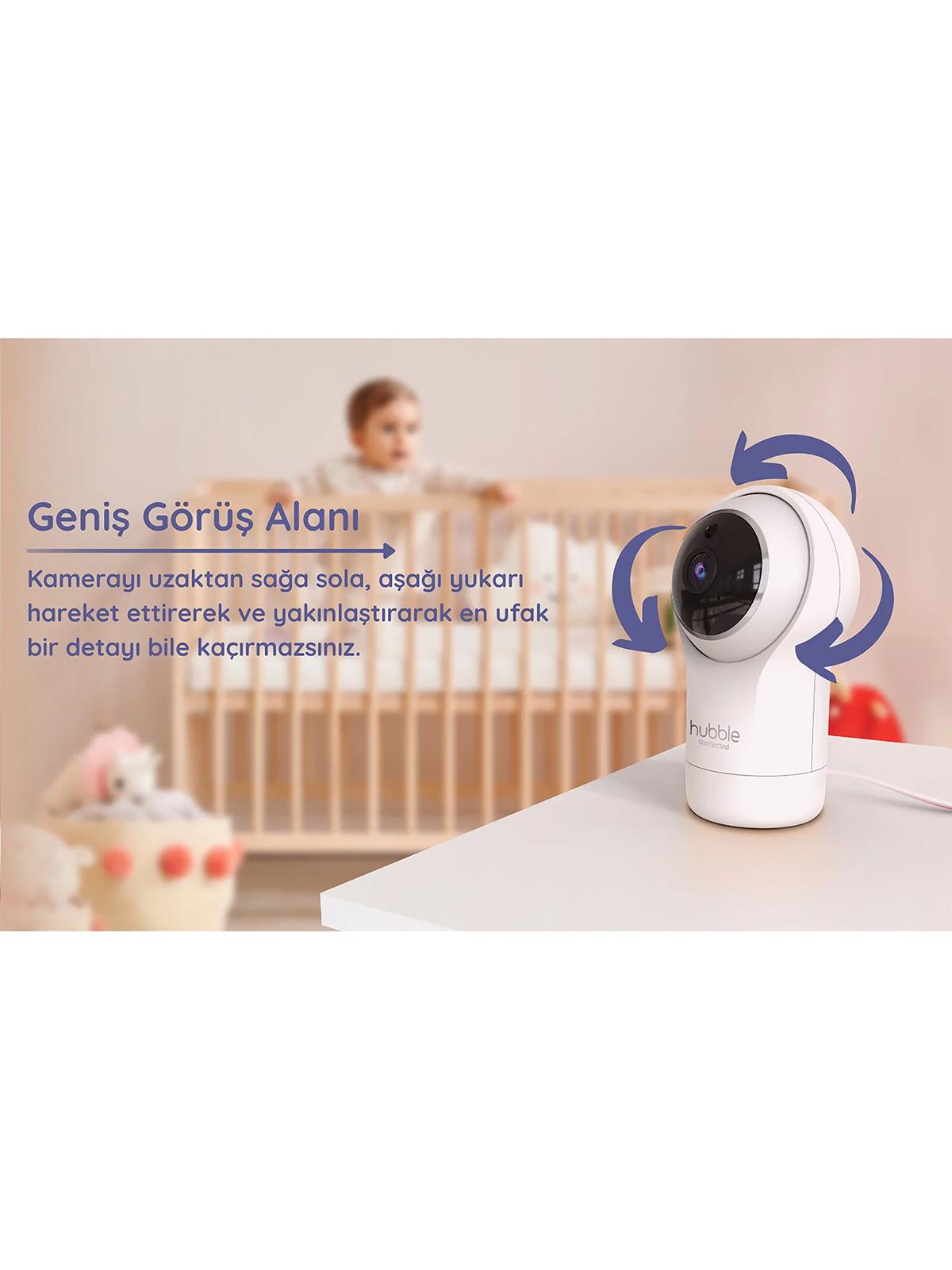 Hubble Nursery View Pro 5’’ Dijital Ekranlı Bebek Kamerası