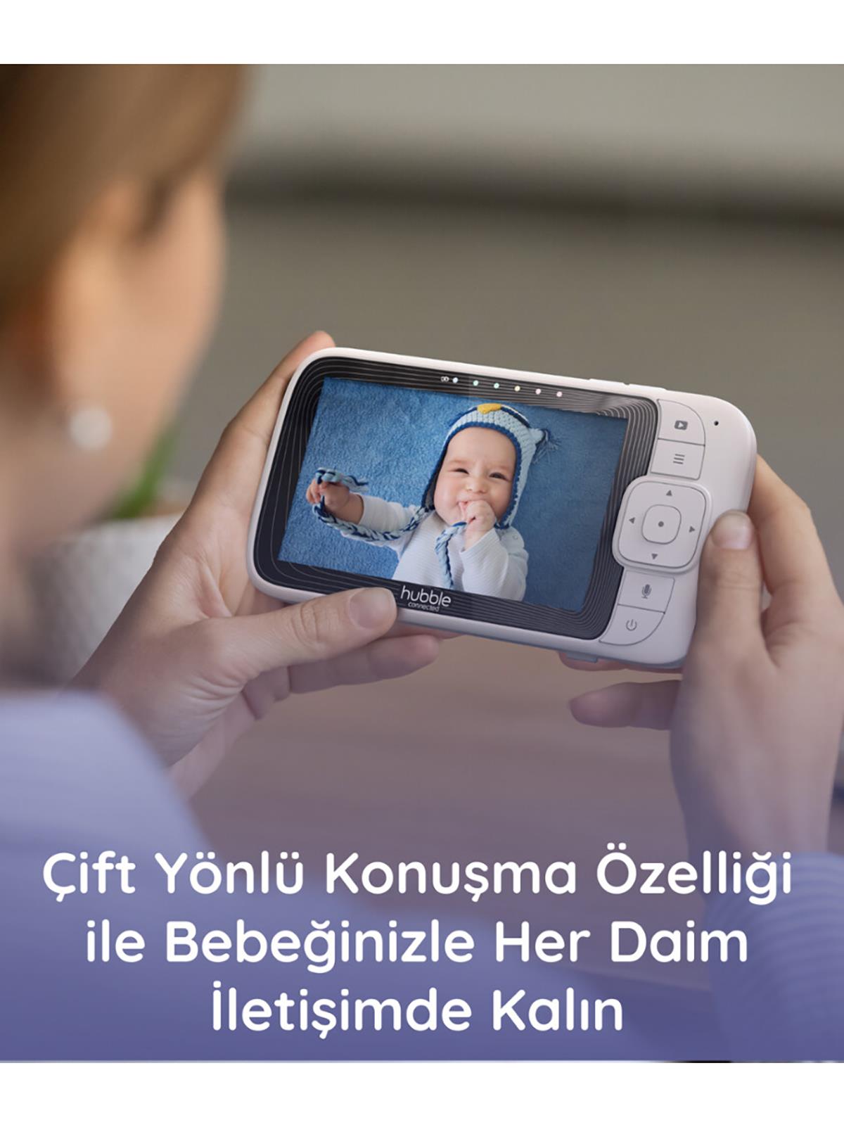 Hubble Nursery Pal Cloud Wifi-Connect 5’’ Dijital Ekranlı Bebek Kamerası