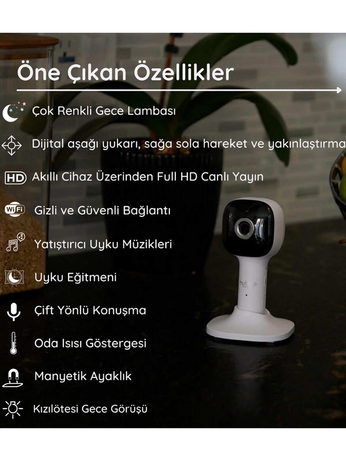 Hubble Nursery Pal Cloud Wifi-Connect 5’’ Dijital Ekranlı Bebek Kamerası