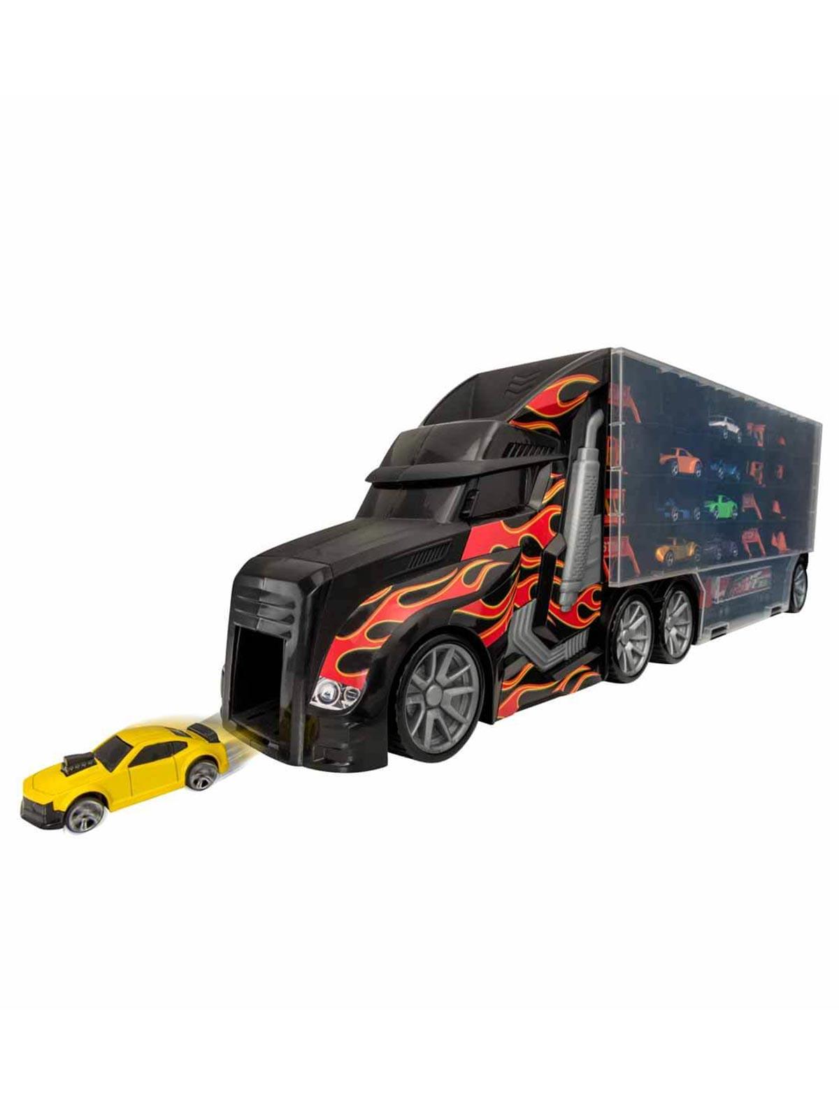 Sunman Oyuncak Auto Transporter 9 Araçlı Oyun Seti