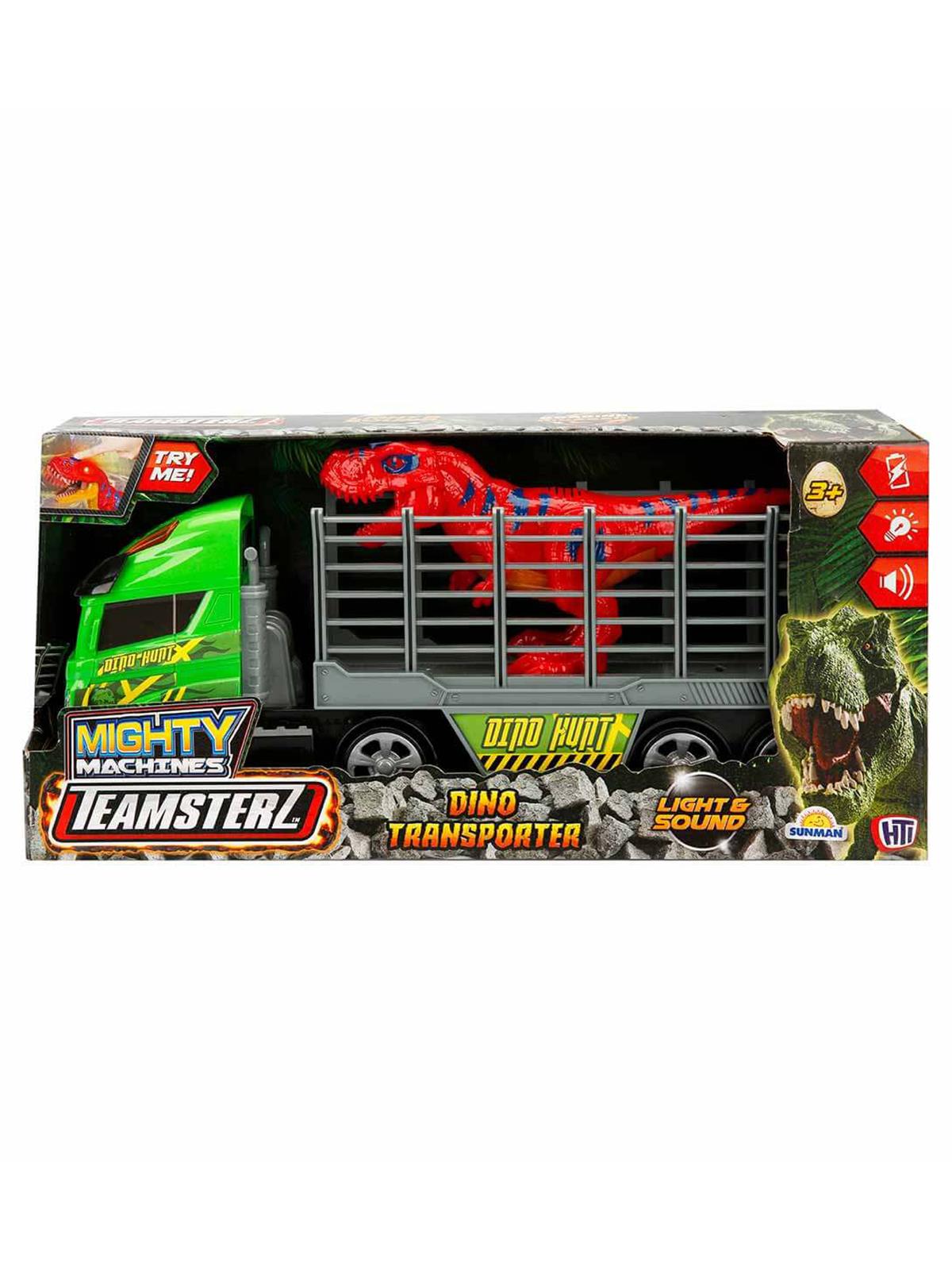 Sunman Oyuncak Mighty Machines Sesli ve Işıklı Dino Transporter