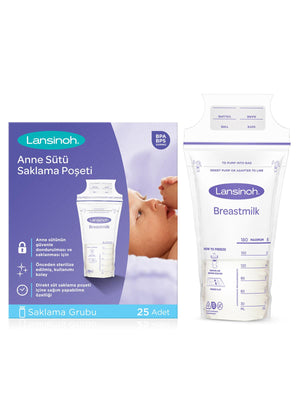 Lansınoh Sut Saklama Posetı 25 Lı