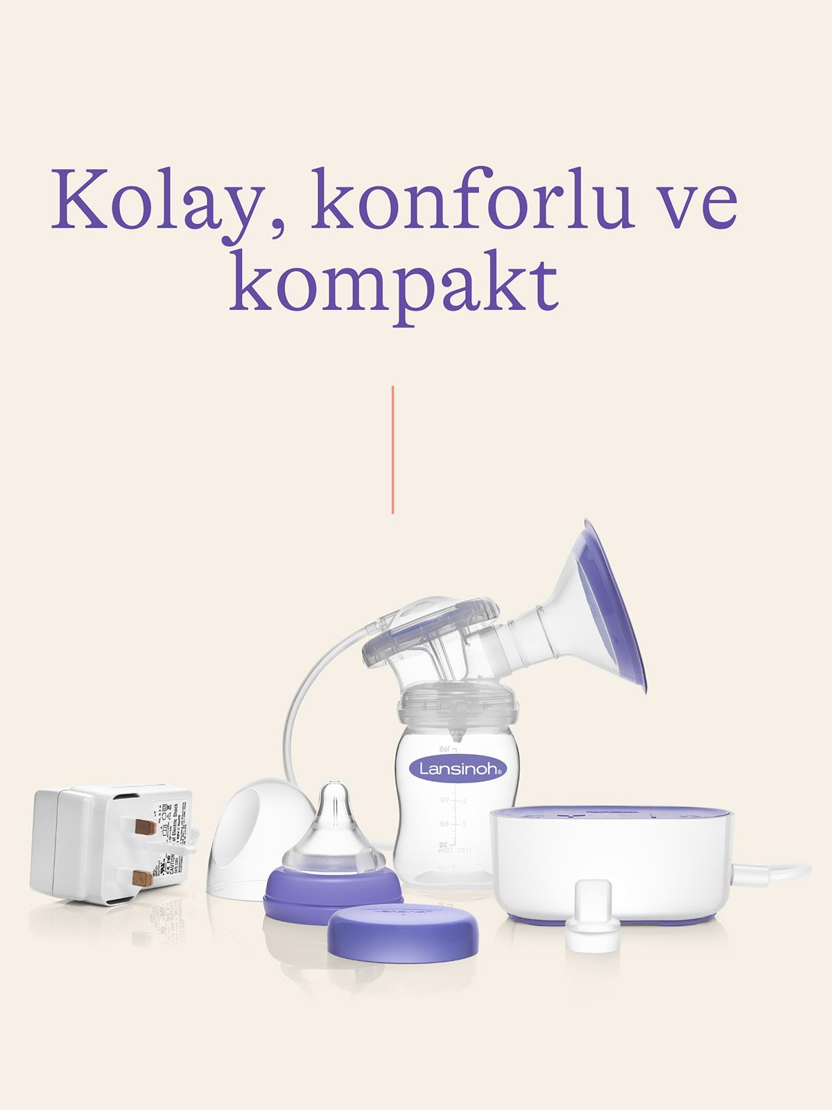 Lansinoh Kompact Tekli Elektrikli Göğüs Pompası