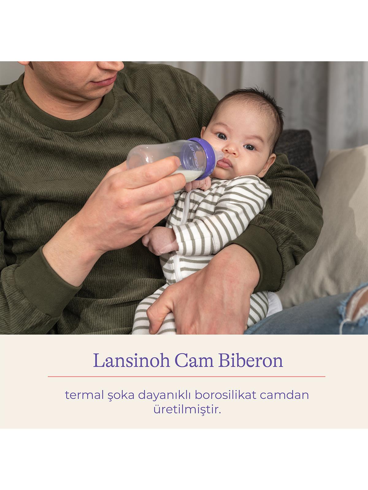 Lansınoh Cam Biberon 240 ml