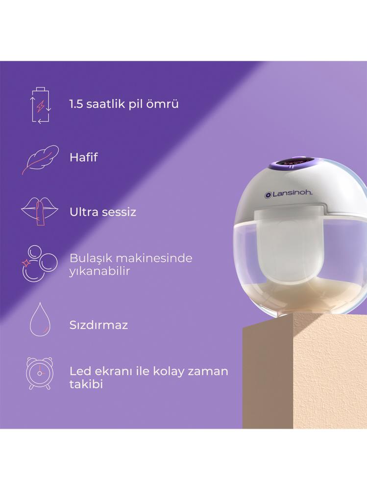 Lansinoh Giyilebilir Çiftli Göğüs Pompası