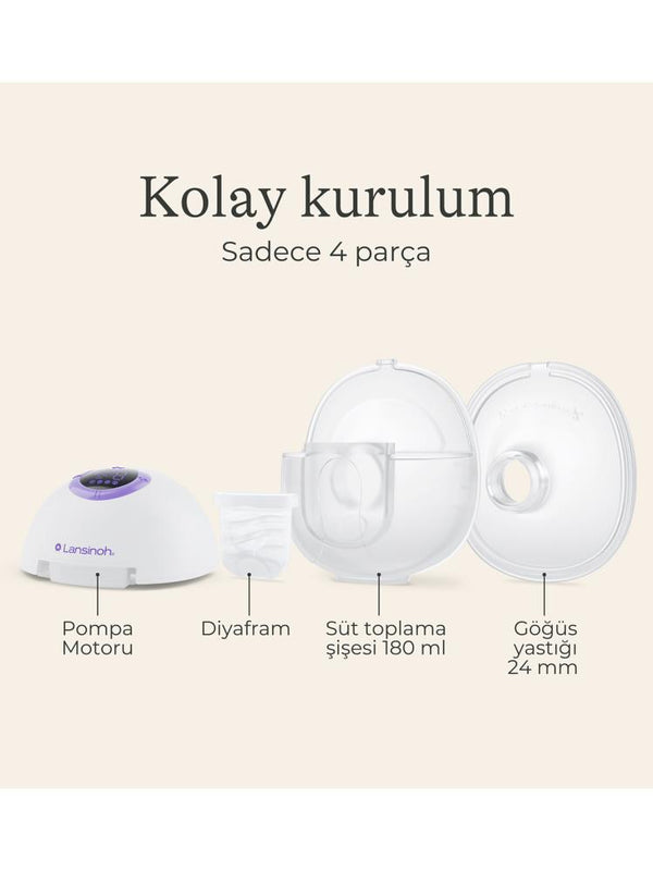 Lansinoh Giyilebilir Çiftli Göğüs Pompası