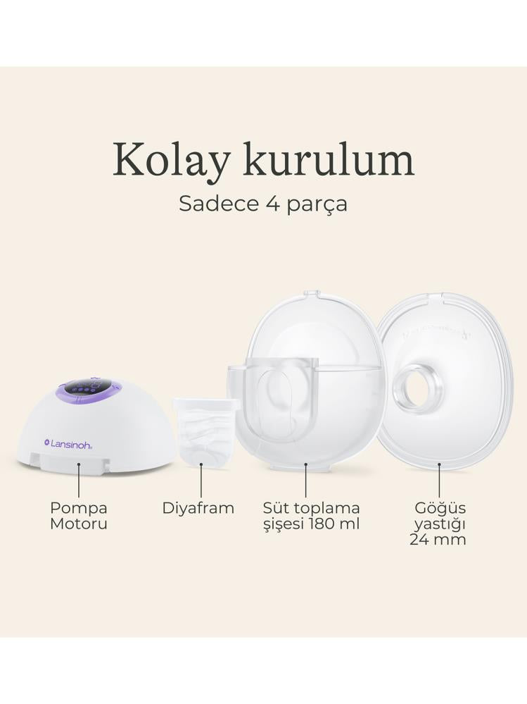 Lansinoh Giyilebilir Çiftli Göğüs Pompası