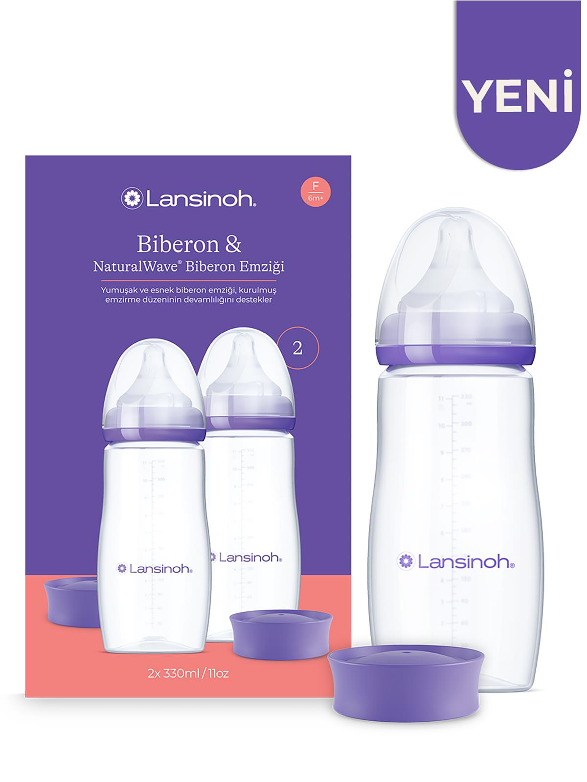 Lansinoh® 330 ml x 2  PP Biberon Seti - Standart