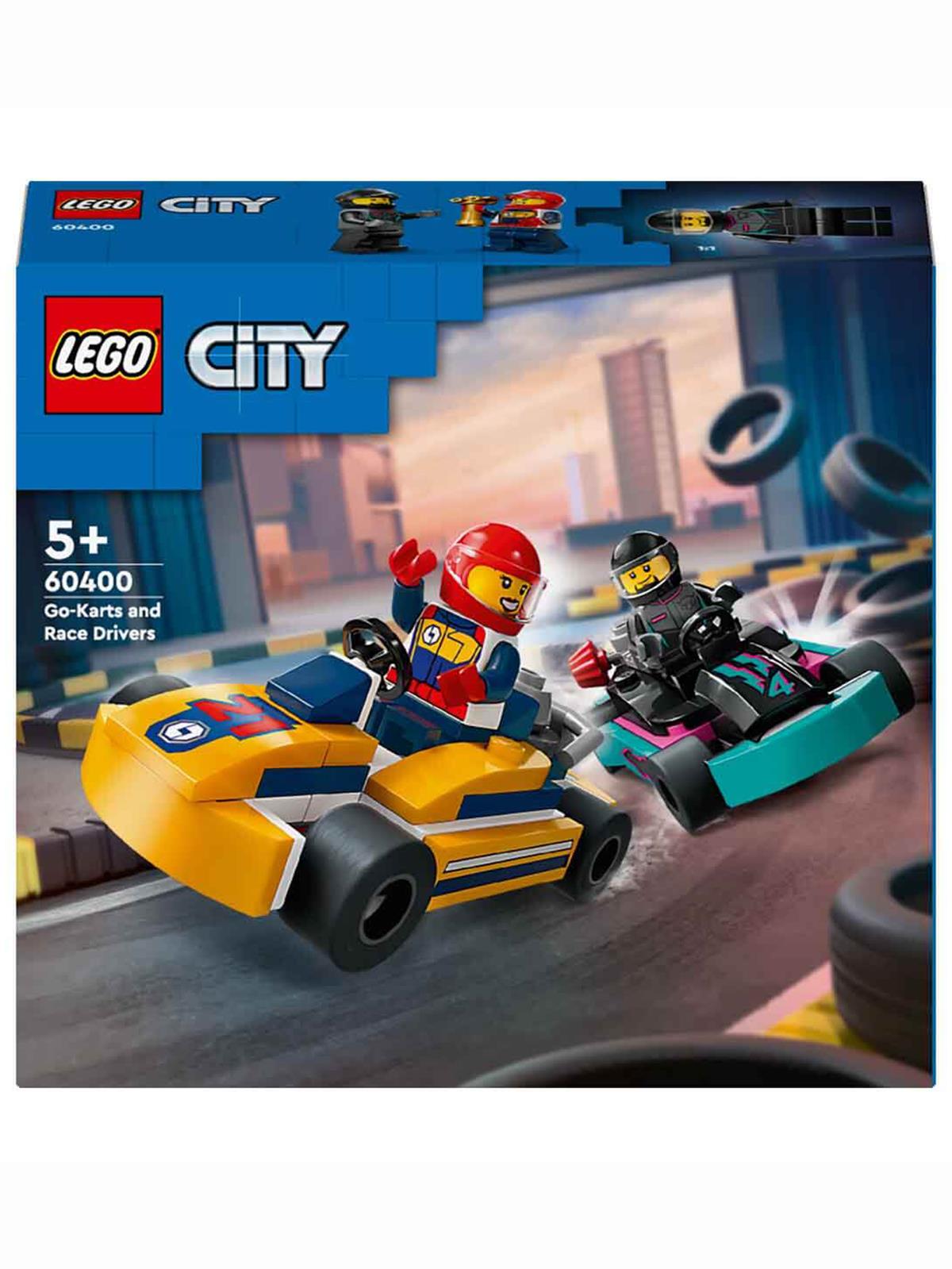 Lego City Go-Kartlar Ve Yarış Sürücüleri
