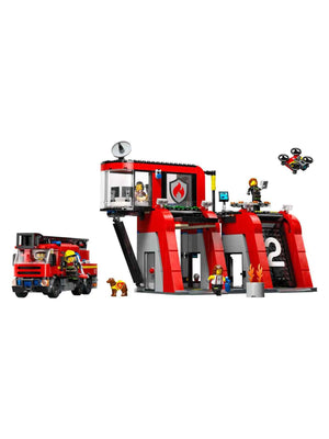 Lego City İtfaiye Kamyonlu İtfaiye Merkezi