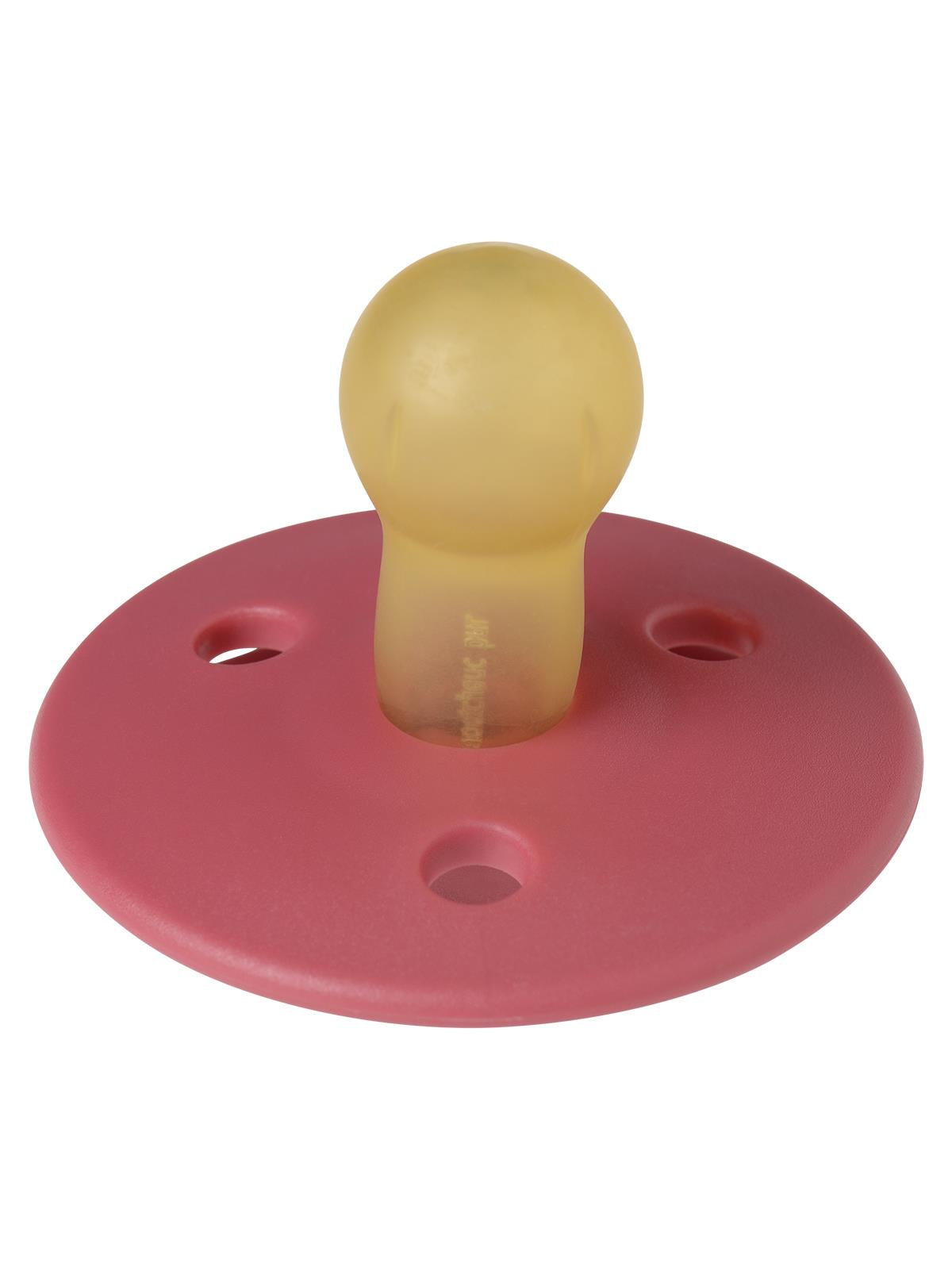 Mininor Kauçuk Emzik 12+ Ay - Heat Flower - Bordo