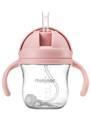 Mininor Tritan Akıllı Alıştırma Bardağı 220 ml - Rose
