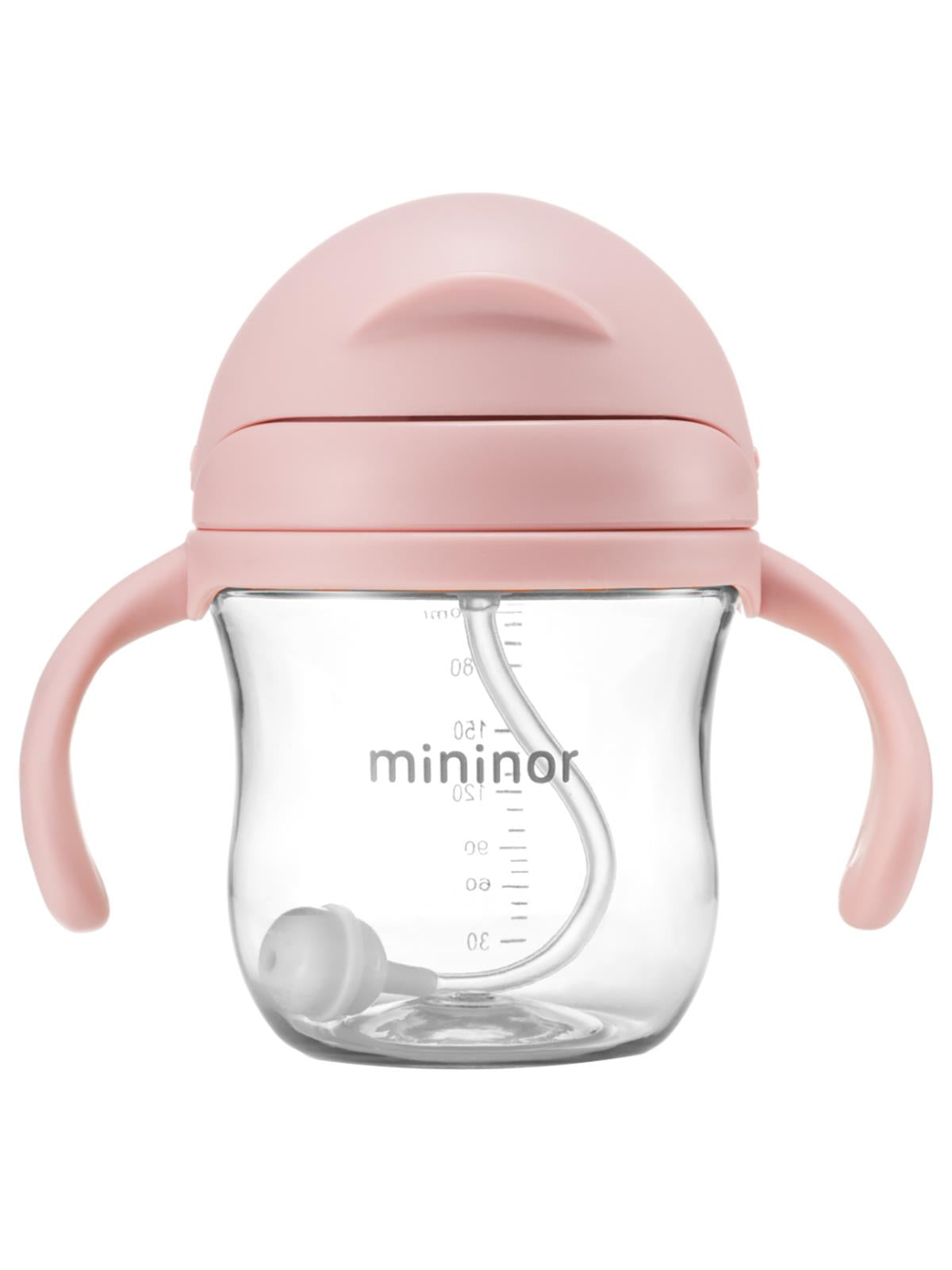 Mininor Tritan Akıllı Alıştırma Bardağı 220 ml - Rose