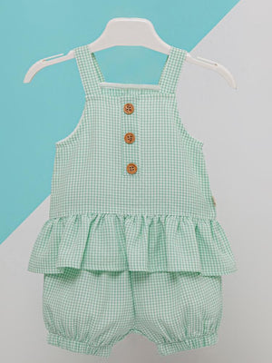Baby Zz Bluz Şort 6-18 Ay Takım - Yeşil