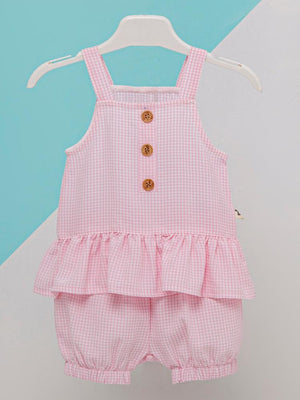 Baby Zz Bluz Şort 6-18 Ay Takım - Pembe