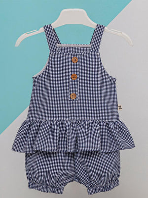 Baby Zz Bluz Şort 6-18 Ay Takım - Lacivert