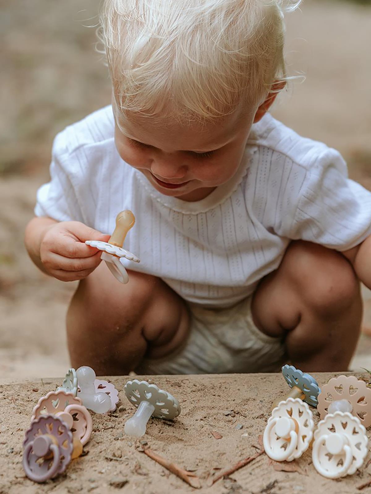 Frıgg Fairytale Kauçuk Emzik 6-18 Ay - Bej